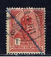 H+ Ungarn 1913 Mi 124 X Königsporträt - Used Stamps