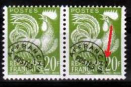 FRANCE VARIETE   N° YVERT  PREOBLITERES N° 113 TYPE COQ NEUFS LUXE - Unused Stamps