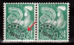 FRANCE VARIETE   N° YVERT  PREOBLITERES N° 114 TYPE COQ NEUFS LUXE - Unused Stamps