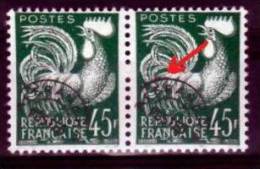 FRANCE VARIETE   N° YVERT  PREOBLITERES N° 117 TYPE COQ NEUFS LUXE - Unused Stamps