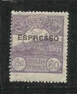 REPUBBLICA DI SAN MARINO 1923 ESPRESSO SPECIAL DELIVERY CENT. 60c MNH - Express Letter Stamps