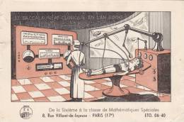 Paris 17ème Cours Fides Sixième à La Classe De Mathématiques Spéciales Le Baccalauréat Clinique En L´An 3000 - Arrondissement: 17