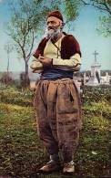 COSTUMES NATIONALES ALBANAISES : UN VIEILLARD ALBANAIS - CARTE POSTALE VOYAGÉE En 1915 (m-043) - Albania