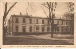 Cpa, Cadillac-sur-Garonne (Gironde), Asile D'Aliénés - Le Pensionnat - Cadillac