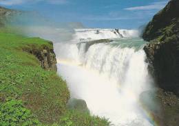 Iceland   Gullfoss -" The Golden Waterfall"   B-2448 - Islande