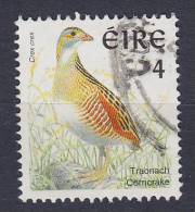 Ireland 1997 Mi. 1018 I A    4 (P) Bird Vogel Wachtelkönig Perf. 14 X 15 - Oblitérés