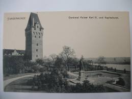(1/1/84) AK Tangermünde "Denkmal Kaiser Karl IV. Und Kapitelturm" - Tangermünde