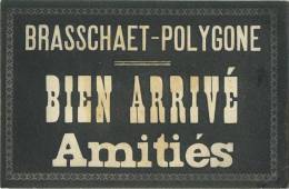 Brasschaat -  Polygone :  Bien Arrivé - Amitiés  (   Geschreven Met Zegel 1 Cent ) - Brasschaat