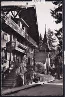 Champéry : L'église Protestante Et Un Chalet Du Val D'Illiez Vers 1958 (9869) - Val-d'Illiez 