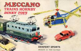 CATALOGUE  MECCANO-TRAINS HORBY-DINKY TOYS  Denfert Sports - Meccano