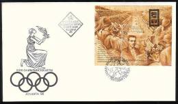 BULGARIA / BULGARIE - 1996 - Ol.Games-Atlanta´96 - Bl - FDC - Estate 1996: Atlanta