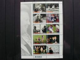 Niederlande 2178/87 KB/sheet **/MNH, Die Königliche Familie (I): Königin Beatrix Und Prinz Klaus - Unused Stamps