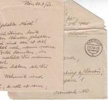 0901p: Feldpostbrief 21.7.41 Plön In Die Ostmark Gelaufen - Lettres & Documents