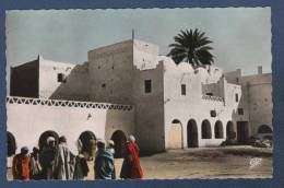 ALGERIE - CP COLORISEE ANIMEE OUARGLA - LA CASBAH - CAP N° 1504 - Ouargla