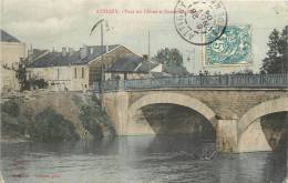 08  ATTIGNY PONT SUR L'AISNE ET ENTREE DES BOURG  EDITION MARS COULEUR - Attigny