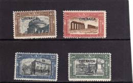 COLONIE ITALIANE CIRENAICA 1927 MILITIA - MILIZIA I SERIE COMPLETA MNH - Cirenaica