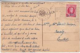 Houyoux - Belgique - Carte Postale De 1929 - Avec Griffe " Falaën " - Briefe U. Dokumente