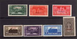 COLONIE ITALIANE CIRENAICA 1929 MONTECASSINO SERIE COMPLETA MNH - Cirenaica