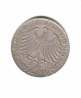 GERMANY   2  MARK  1957 J  (KM # 116) - 2 Marchi