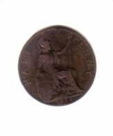 GREAT BRITAIN    1/2  PENNY  1905  (KM # 793.2) - C. 1/2 Penny