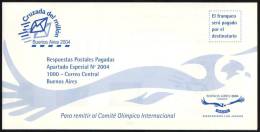 OLYMPIC - ARGENTINA 1997 - CRUZADA DEL MILLON - BUENOS AIRES 2004 CANDIDATA - RESPUESTAS POSTALES PAGADAS - Ete 2004: Athènes