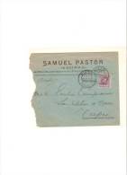 Carta Con Cuño Gijon 1908 - Storia Postale