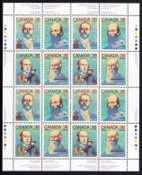 Canada MNH Scott #1138a Sheet Of 16 36c Science And Technology - Canada Day - Hojas Completas