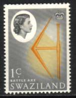 Swaziland - 1962 QEII 1c Inverted WMK MNH** - Swaziland (1968-...)