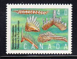 Canada MNH Scott #1306 40c Conodonts - Prehistoric Life - Neufs