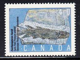 Canada MNH Scott #1308 40c Eusthenopteron Foordi - Prehistoric Life - Ongebruikt