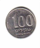 ISREAL    100  SHEQALIM  1984  (KM # 143) - Israele