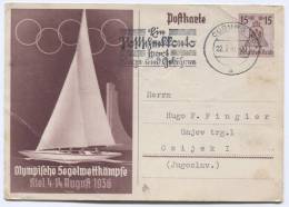 GERMANY - Coburg, Kiel, 1936. Olympic Games Gliding, Segelfliegen - Ete 1936: Berlin