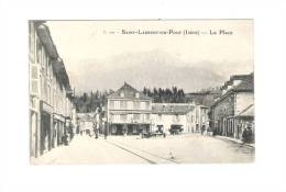 SAINT LAURENT DU PONT -  LA PLACE - (ligne Chemin De Fer) - Saint-Laurent-du-Pont