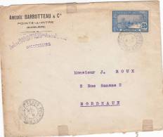 Lettre Guadeloupe Yv 62 Seul Sur Lettre/1297 - Storia Postale