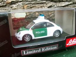 SCHUCO - VW NEW BEETLE POLIZEI  Avec Sa BOITE  Scala 1/43 - Schuco