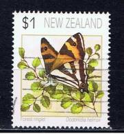 NZ+ Neuseeland 1991 Mi 1208 Schmetterling - Gebruikt