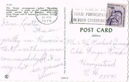 0899. Postal Honolulu (Hawai) 1979. Hawian Flowers - Cartas & Documentos