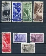 Russia 1935 Mi 494-8, 539-1 Used  CV 100 Euro - Usati