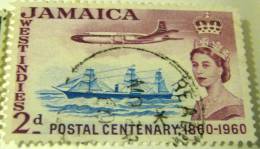 Jamaica 1960 Postal Centenary 2d - Used - Jamaica (...-1961)