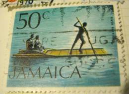 Jamaica 1972 River Rafting 50c - Used - Jamaica (1962-...)