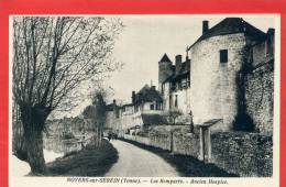 NOYERS SUR SEREIN LES REMPARTS ANCIEN HOSPICE CARTE EN TRES BON ETAT - Noyers Sur Serein