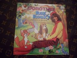 Vintage Dessins Animés Télé, Disque Vinyle 45t Rox Et Rouky Dorotthee - Niños