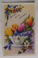 Bonne Fête Maman - Composition Florale - Signée M. Niuzo.S - Fête Des Mères