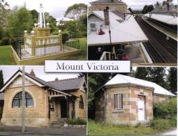 Australian Cities & Villages - Mount Victoria - Blue Mountains - War Memorial, Post Office, Railway Station, Toll Bar - Andere & Zonder Classificatie