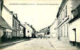 N°23079 -cpa Avesnes Le Comte -le Haut De La Grande Rue- - Avesnes Le Comte