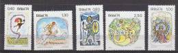 F0028 - BRAZIL Yv N°1091/95 ** FOLKLORE COSTUMES ARTISANAT - Unused Stamps