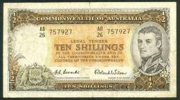 AUSTRALIA , 10 SHILLINGS ND ( 1954 - 60 ) , P-29 - Otros & Sin Clasificación