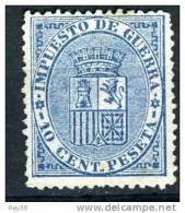 I REPUBLICA 10 CTS AZUL*, 1874 - Neufs