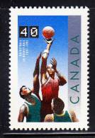 Canada MNH Scott #1344a 40c Basketball Players From Souvenir Sheet Of 3 Basketball Centenary - Ongebruikt