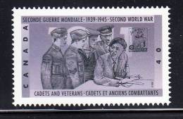 Canada MNH Scott #1347 40c Cadets And Veterans - Second World War, 1941 - Neufs